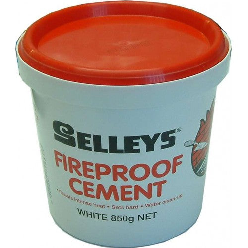 Selleys Fire Cement 850g, a durable fireproof solution for sealing cracks in bricks, metal structures, and fireplaces.