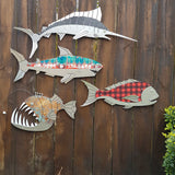 Wall Art - Layered Fish Anglar (530mm)