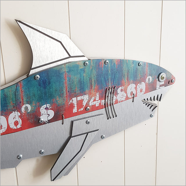 Wall Art - Layered Fish Shark (710mm)