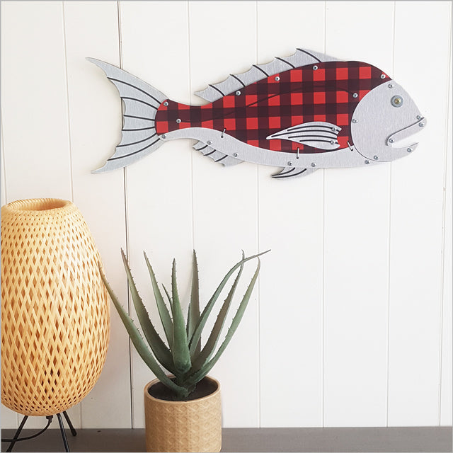 Wall Art - Layered Fish Snapper (600mm)