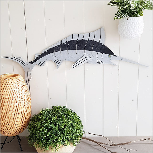 Wall Art - Layered Fish Marlin (925mm)