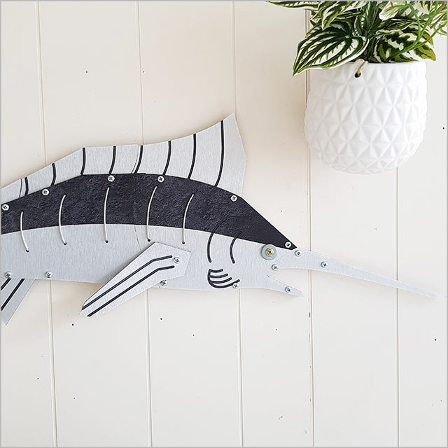 Wall Art - Layered Fish Marlin (925mm)