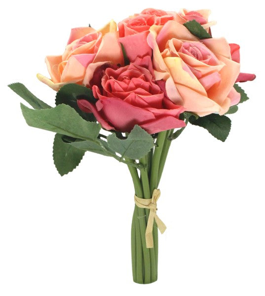 Artifcal Flower / Foliage - Mixed Pink Rose Bouquet