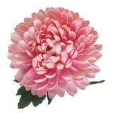Artificial Flowers - Single Stem Chrysanthemum in Pink 56cmH