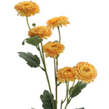 Artificial Flowers - Chrysanthemum Branch in Orange
