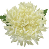 Artificial Flowers - Single Stem Chrysanthemum in Cream 73cmH