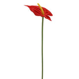 Artificial Flowers - Single Red Mini Anthurium