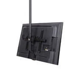 High Ceiling Full Motion TV Mount - Adjustable Pole 8.2' to 9.8' for 32-75 inch TVs