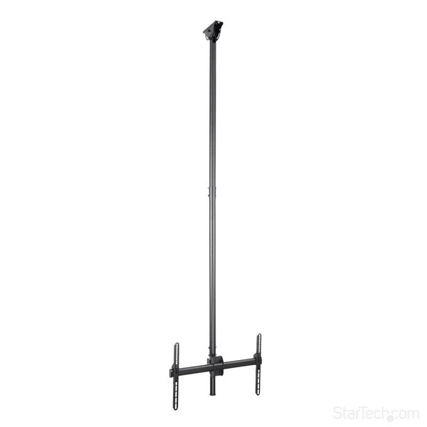 High Ceiling Full Motion TV Mount - Adjustable Pole 8.2' to 9.8' for 32-75 inch TVs