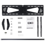 Durable Low Profile Flat-Screen TV Wall Mount for 37" to 70" TVs - Anti-Theft & Fixed Design