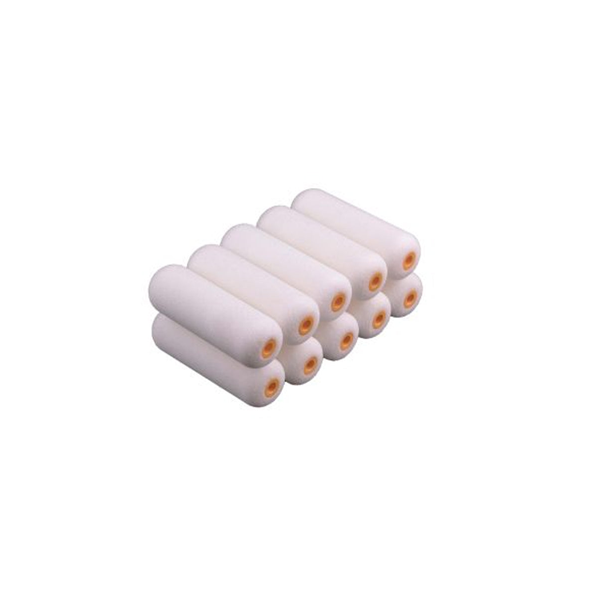 Mini Rollers Superfine Foam Round Ends 10 Pack
