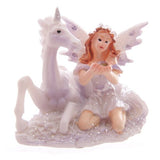 Figures - Lilac Glitter Flower Fairy & Unicorn World (Set of 12 Assorted)