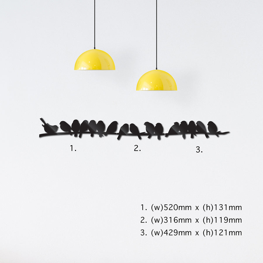 Flock of Sparrows - Wall Art