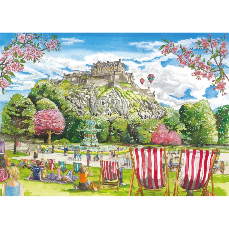 Jigsaw Puzzle - GIBSONS EDINBURGH (2 X 500PC)