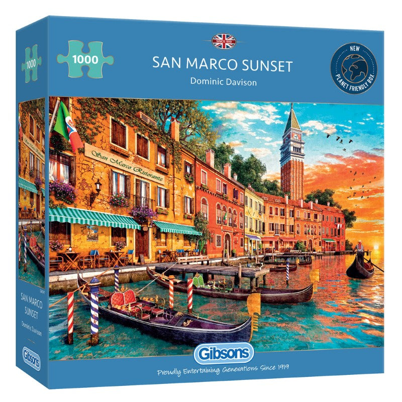 Jigsaw Puzzle - GIBSONS SAN MARCO SUNSET (1000PC)