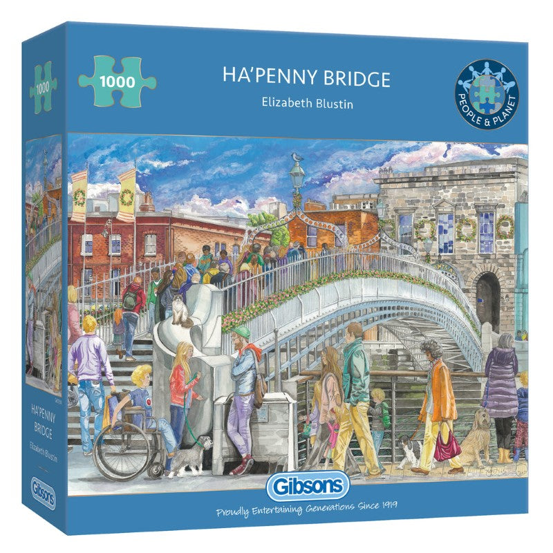 Jigsaw Puzzle - GIBSONS HA'PENNY BRIDGE (1000PC)