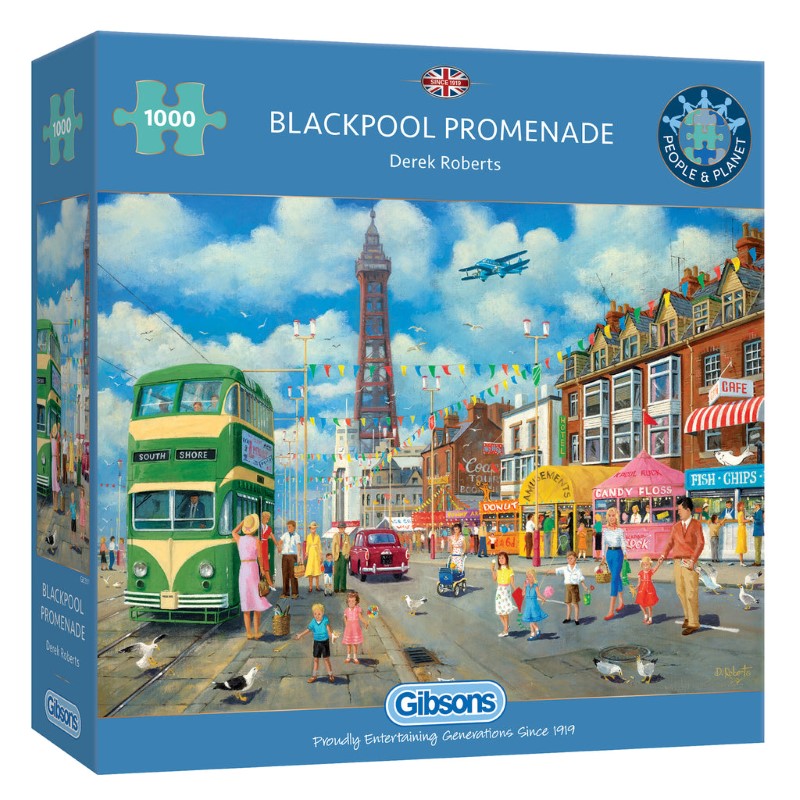 Jigsaw Puzzle - GIBSONS BLACKPOOL PROMENADE (1000PC)