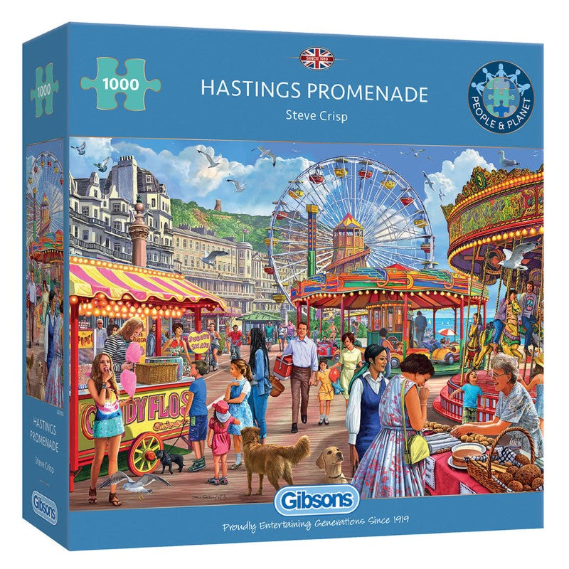 Jigsaw Puzzle - GIBSONS HASTINGS PROMENADE (1000PC)