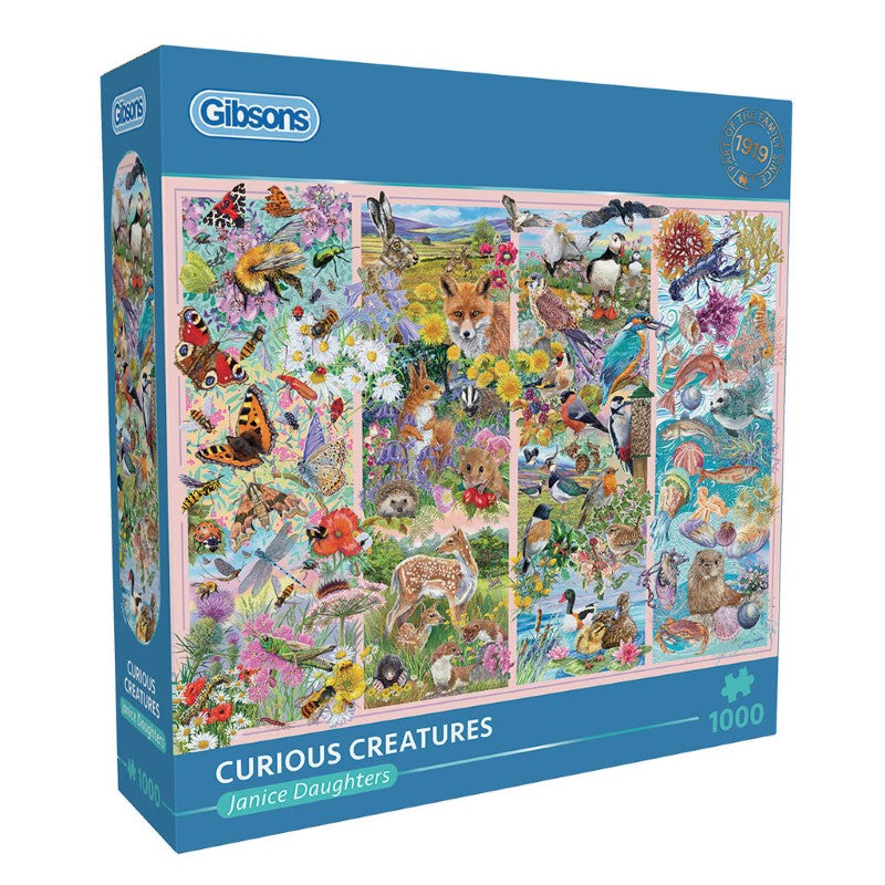 Jigsaw Puzzle - GIBSONS CURIOUS CREATURES (1000PC)