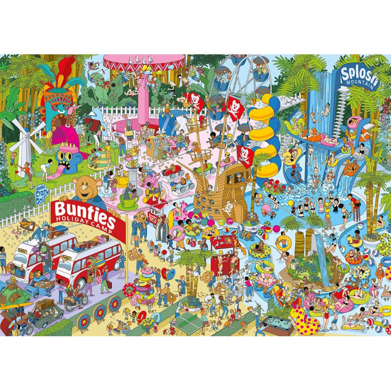 Jigsaw Puzzle - GIBSONS JOKESAWS TROUBLE IN PARADISE (1000PC)