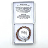 Bracelet - Rhodochrosite Crystal Heart Guardian Angel