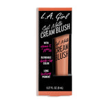 Soft Matte Cream Blush in Cutie by LA Girl with gel-like texture, buildable color, and a soft matte finish for a natural glow.
