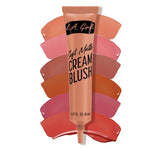 Soft Matte Cream Blush in Kiss Up by LA Girl, a vegan-friendly formula with a creamy texture for a natural flush on cheeks and lips.