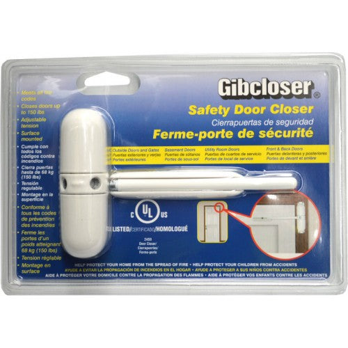 Door Closer Original Gibcloser   White