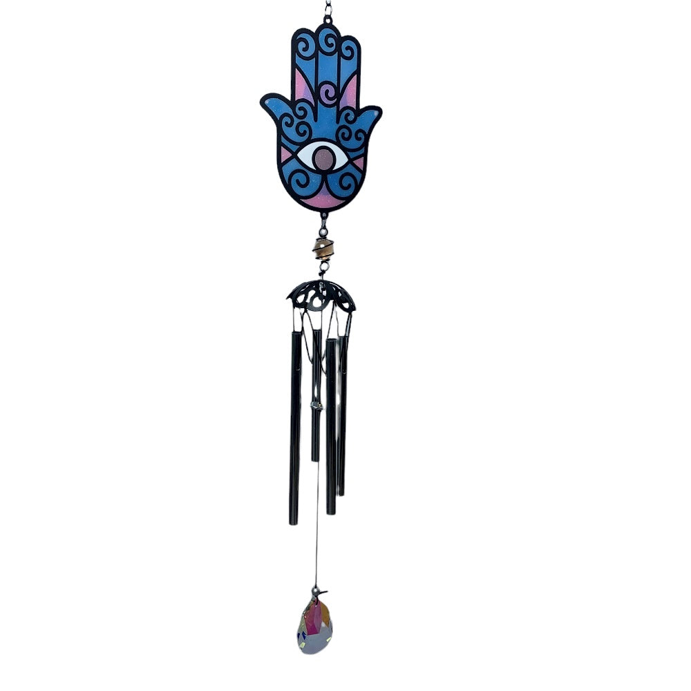 Hamsa Wind Chime 25"