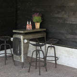 Tractor Bar Stool - Grey (50 x 48 x 70cm)