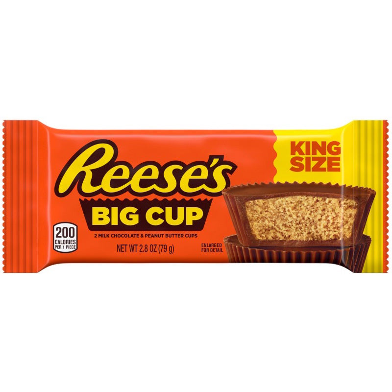 Reeses Big Cup King Size 79g - Pack of 16