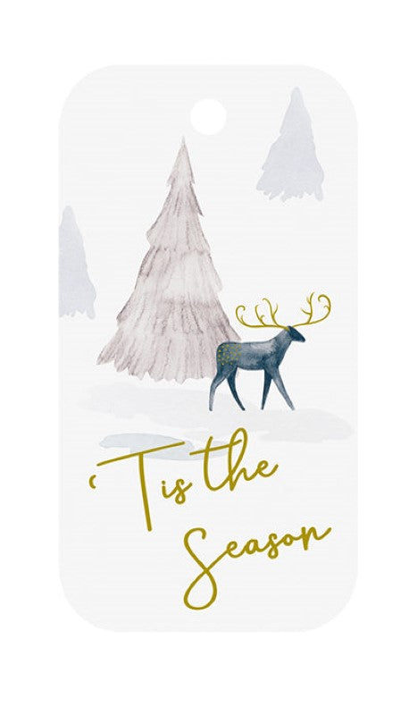 Gift Tags - Gift Tags Deer Wood Set - 20/pack