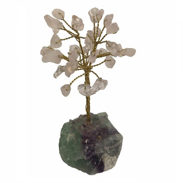 Rose Quartz Gem Tree Single 9cm
