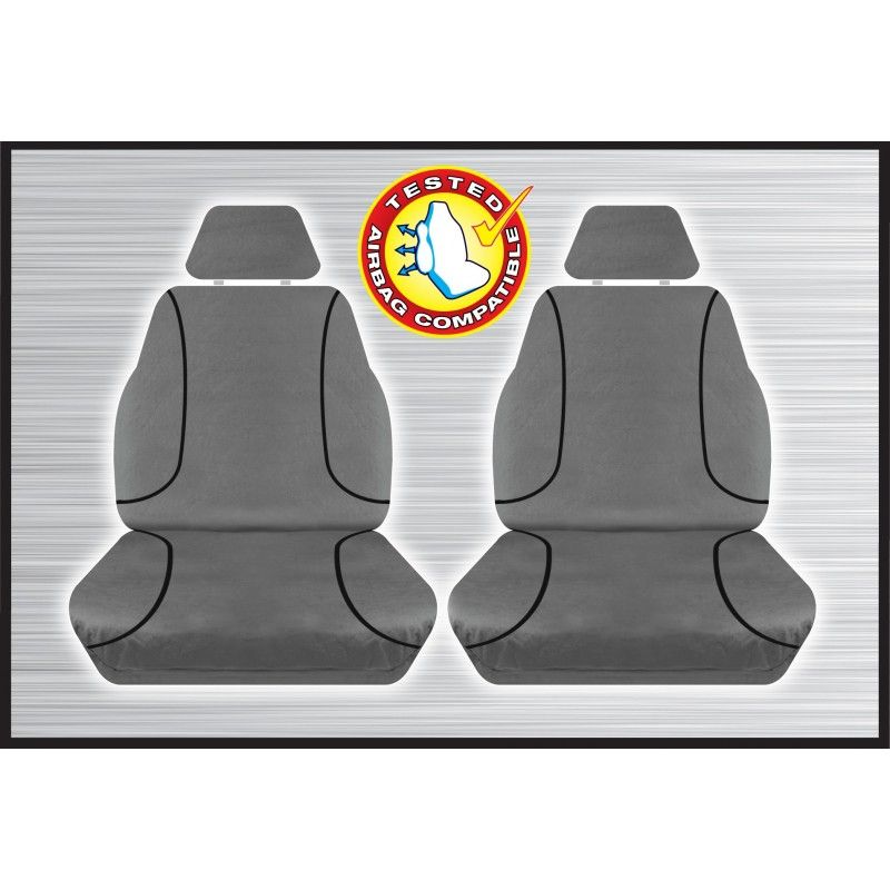 GREY CANVAS FRONT SEAT COVER - COLORADO/DMAX