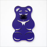 Acrylic Art - Gummy Bear (Blue Satin Acrylic)