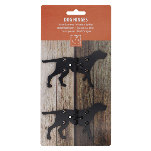 Hinge - Dog 12 x 7cm (Set of 2 Assorted)