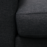 Makers Gregor Fabric 3 Seater Sofa - Charcoal