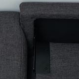 Makers Gregor Fabric 3 Seater Sofa - Charcoal