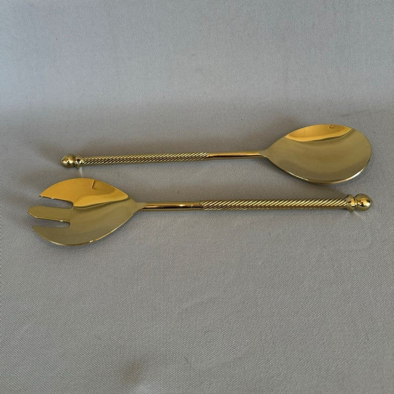 Salad Severs - 28cm Brass (Set Of 2)
