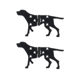 Hinge - Dog 12 x 7cm (Set of 2 Assorted)