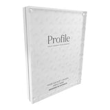 Profile - Solid Acrylic Sign Block Display Frames - 2.5x3.5in (6x9cm)