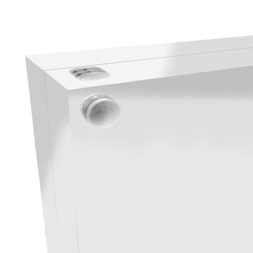 Profile - Solid Acrylic Sign Block Display Frames - 2.5x3.5in (6x9cm)