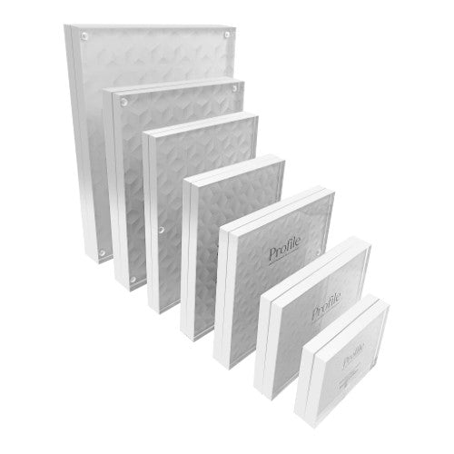 Profile - Solid Acrylic Sign Block Display Frames - 3.5x5in (9x13cm)