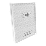 Profile - Solid Acrylic Sign Block Display Frames - 3.5x5in (9x13cm)