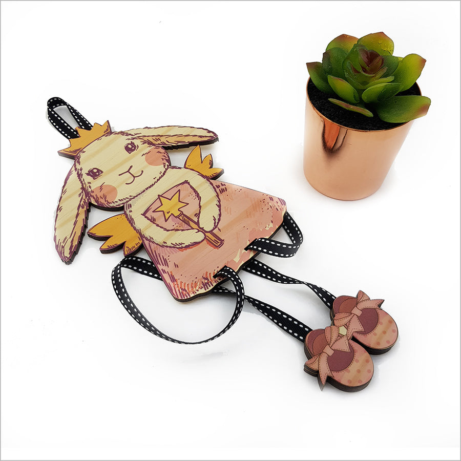 Hairclip Tidy - Fairy Bunny