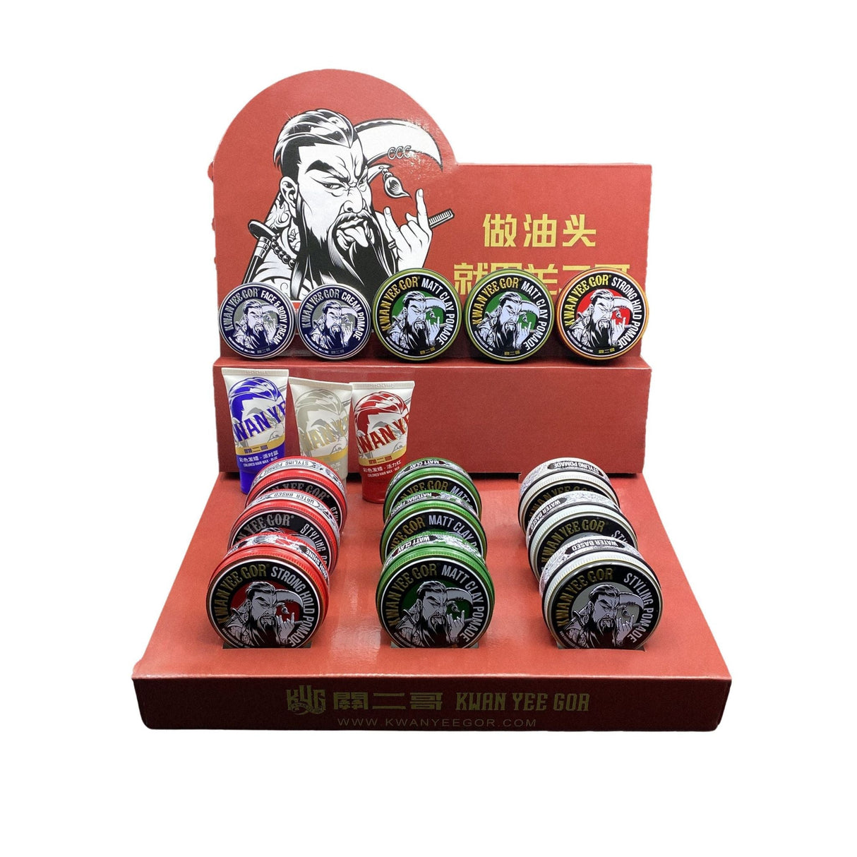 Kwan Yee Gor Hair Pomade 100g Display - 18pcs