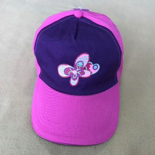 Butterfly On Hot Pink Cap - 52CM