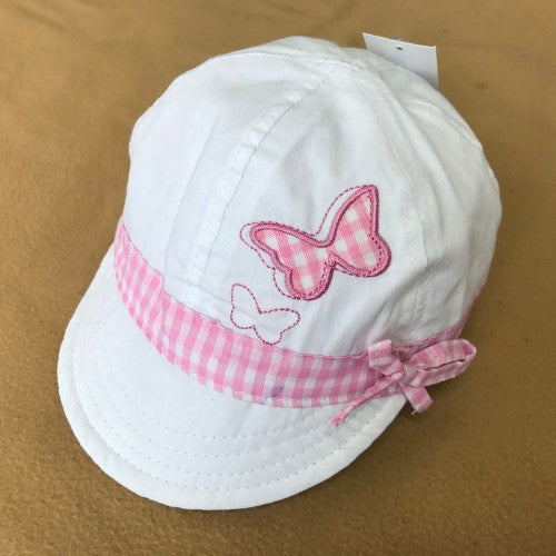 Pink Butterfly On White - 46CM