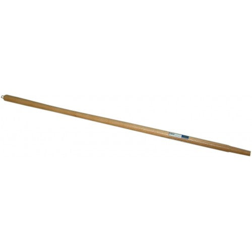 Hayfork handle made of American Ash, 4.5 feet long, with steel ferrule for strength and flexibility in gardening tasks.