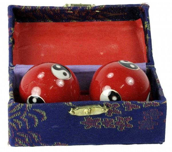 Health Balls Red Yin Yang